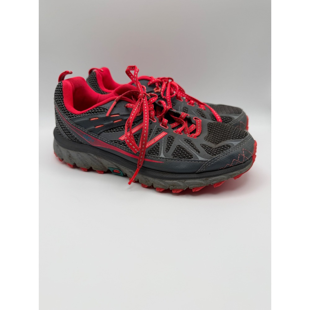 New Balance 610v4 Trail Running Shoes Grey Red WT610GP4 Womens 7